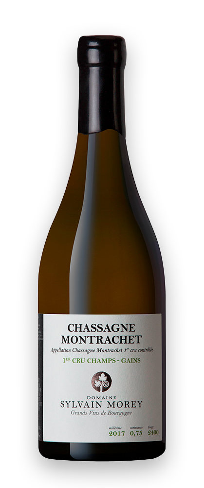 Bouteille de Chassagne-Montrachet 1er Cru Champs Gain Blanc 2023